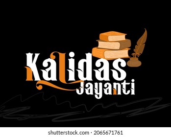 Kalidas Jayanti (It's about Hindu religion master). Kalidas Jayanti Banner and Poster Design for social media and print media.
