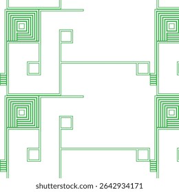 a kaliedoscope of squares pattern