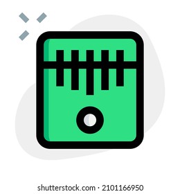 Kalimba Music device with a piano like shape