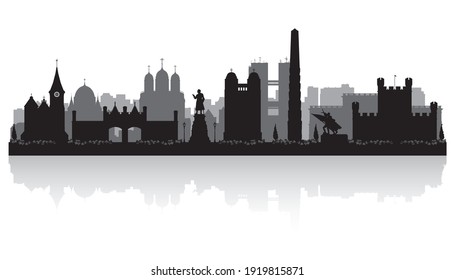 Kaliningrad Russia city skyline vector silhouette illustration