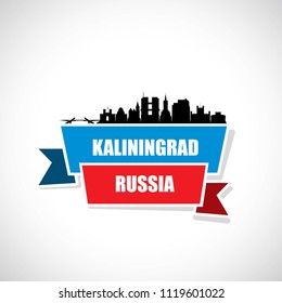 Kaliningrad skyline - Russia - vector illustration
