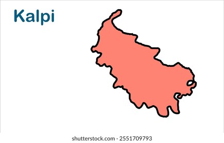 Kalpi subdivision map, Jalaun District,  Uttar Pradesh State, Republic of India, Government of  Uttar Pradesh , Indian territory, Eastern India, politics, village, tourism