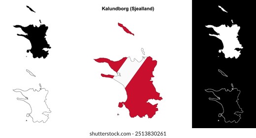 Mapa do município de Kalundborg