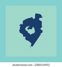 Kalus'kyi City Map Geometric Creative Simple Logo
