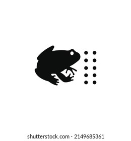 Kambo ritual, kambo ceremony , kambo frog poison medicine for body simple icon vector illustration