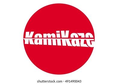 kamikaze logotype logo vector