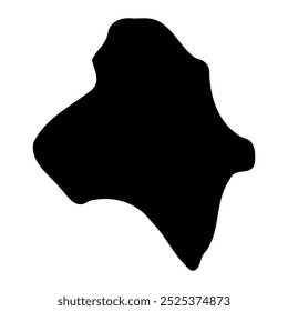 Kampala map, administrative division of Uganda. Vector illustration.