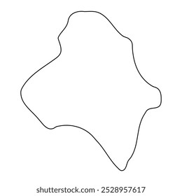 Kampala map, administrative division of Uganda. Vector illustration.
