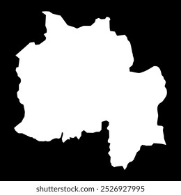 Kampot province map, administrative division of Cambodia. Vector illustration.