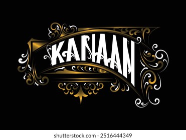 
KANAAN hand lettering custom design