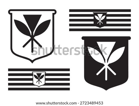 Kanaka Maoli Flag Vector for Print, Kanaka Maoli Flag Clipart, Kanaka Maoli Flag Illustration