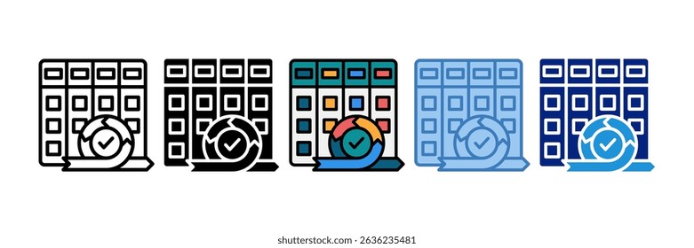 Elemento De Ícone De Quadro Kanban Para Design