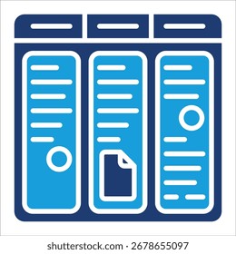 Elemento De Ícone De Quadro Kanban Para Design