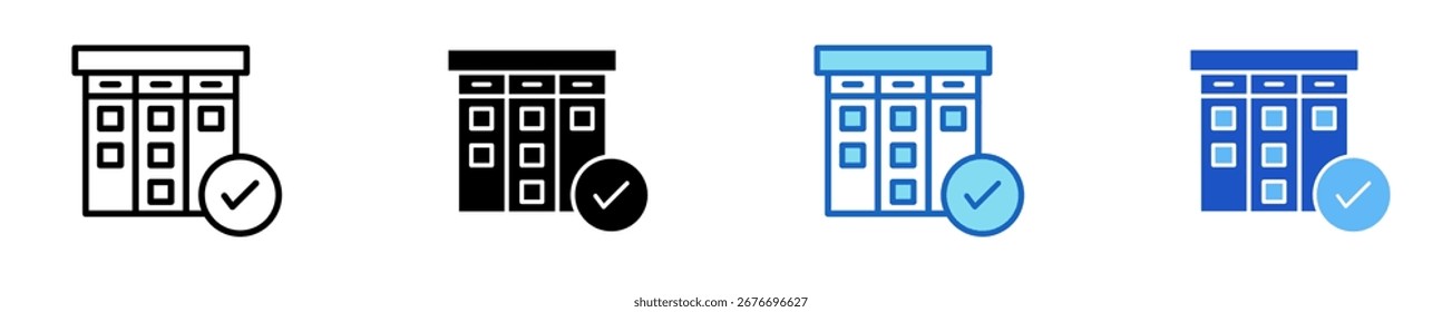 Kanban Board Icon Set Multiple Style Collection