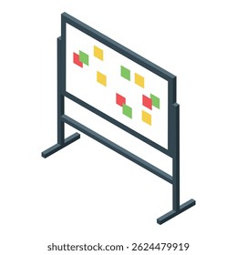 Kanban board showing tasks, user stories, and progress of software development using agile methodology