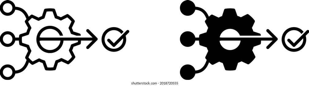 Kanban Icon , Vector Illustration