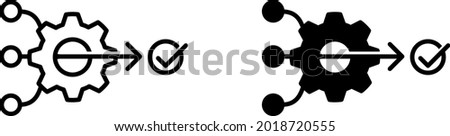 kanban icon , vector illustration