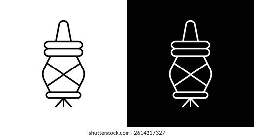 Kandeel icon outline collection for web design