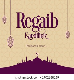 Kandil is one of the five Islamic holy nights: Mevlid, Regaip, Mirac, Berat, Kadir.