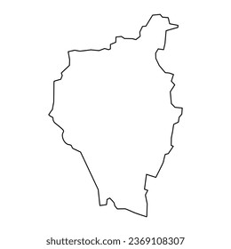 Stadtplan von Kangarli, Verwaltungsabteilung von Aserbaidschan.