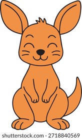 arte canguru e arte de ilustração ou arte vetorial