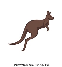 Kangaroo, australia, pouch icon vector image. Can also be used for Animals and Insects. Suitable for mobile apps, web apps and print media.