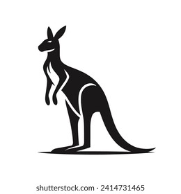 kangaroo Australian animal vector illustration