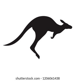 Kangaroo character logo