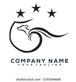 Kangaroo Creative Logo Modern Simple Vector