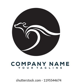 Kangaroo Creative Logo Modern Simple Vector