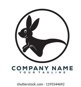 Kangaroo Creative Logo Modern Simple Vector