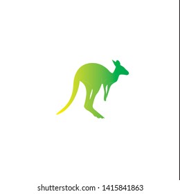 kangaroo design logo icon vector - Vector
