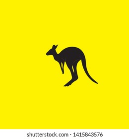kangaroo design logo icon vector - Vector
