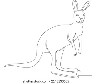 2,230 Kangaroo Line Drawing Images, Stock Photos & Vectors 