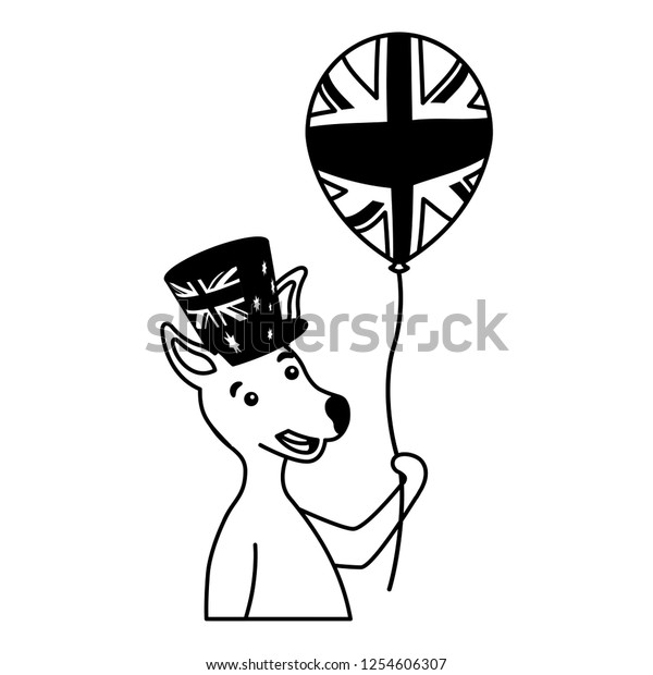kangaroo symbol on hat