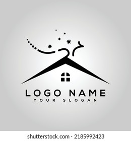 Kangaroo home shape logo design.  Australian real estate logo design