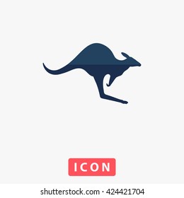 Kangaroo Icon. 