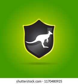 Kangaroo icon. animal sign