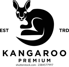 Kangaroo icon design illustration template