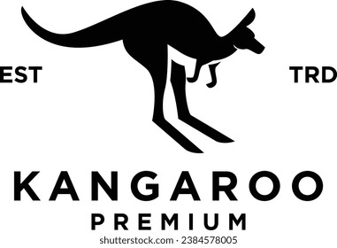 Kangaroo icon design illustration template