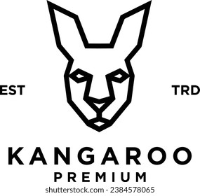 Kangaroo icon design illustration template