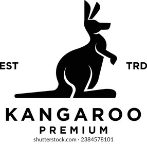 Kangaroo icon design illustration template