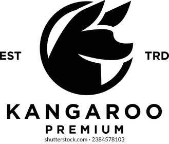 Kangaroo icon design illustration template