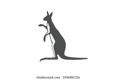 kangaroo icon illustration isolated vector sign symbol