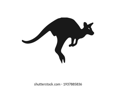 kangaroo icon illustration isolated vector sign symbol