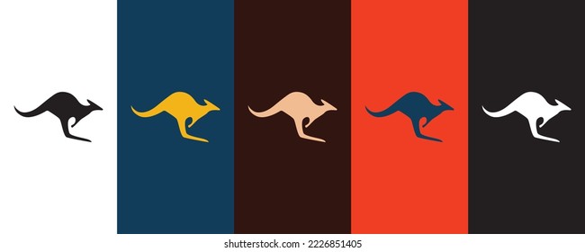 Kangaroo icon illustration isolated vector sign symbol