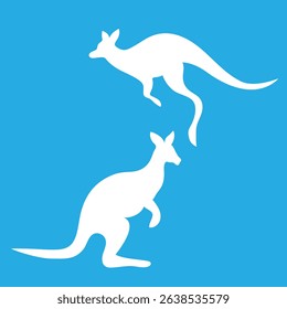kangaroo icon illustration isolated vector sign symbol