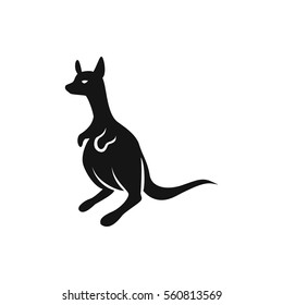 kangaroo icon illustration isolated vector sign symbol