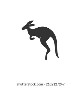 Kangaroo icon logo design illustration template vector