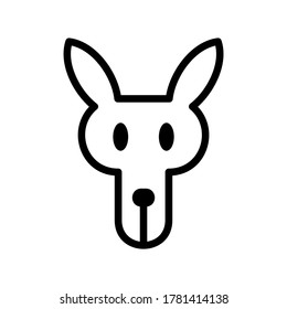 kangaroo icon or logo isolated sign symbol vector illustration - high quality black style vector icons
